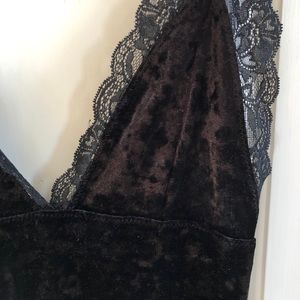 black velvet and lace body con dress